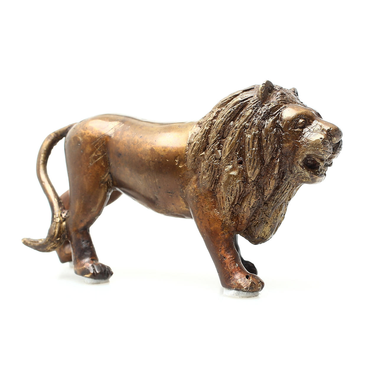 SKULPTUR, Lejon, brons, 1900-tal.