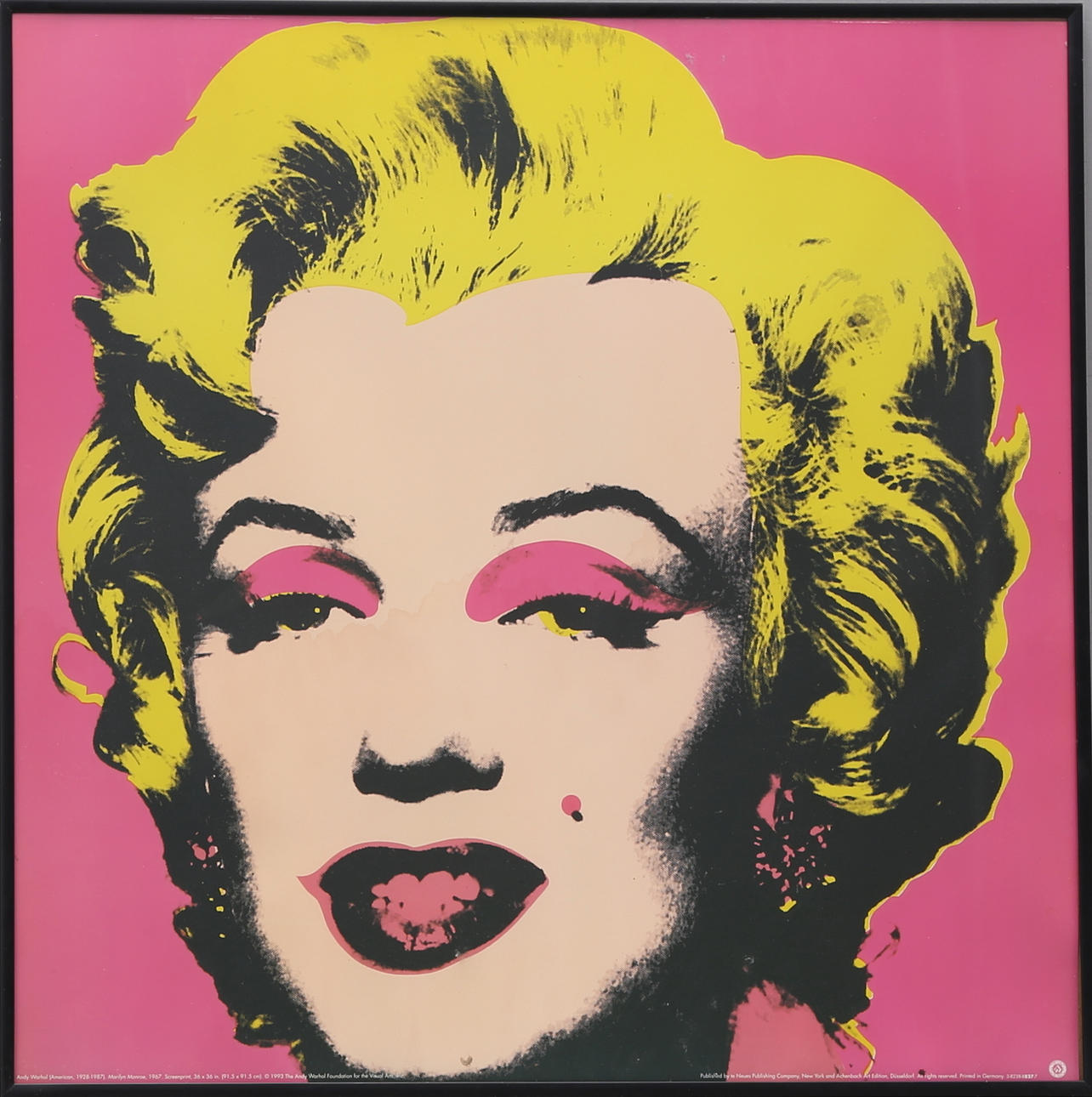 ANDY WARHOL. Marilyn Monroe, poster.