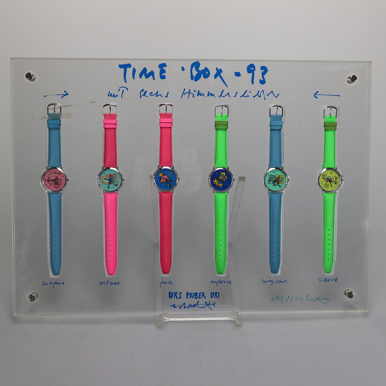 URS HUBER URI. RELOJES SWATCH EDICIÓN LIMITADA.