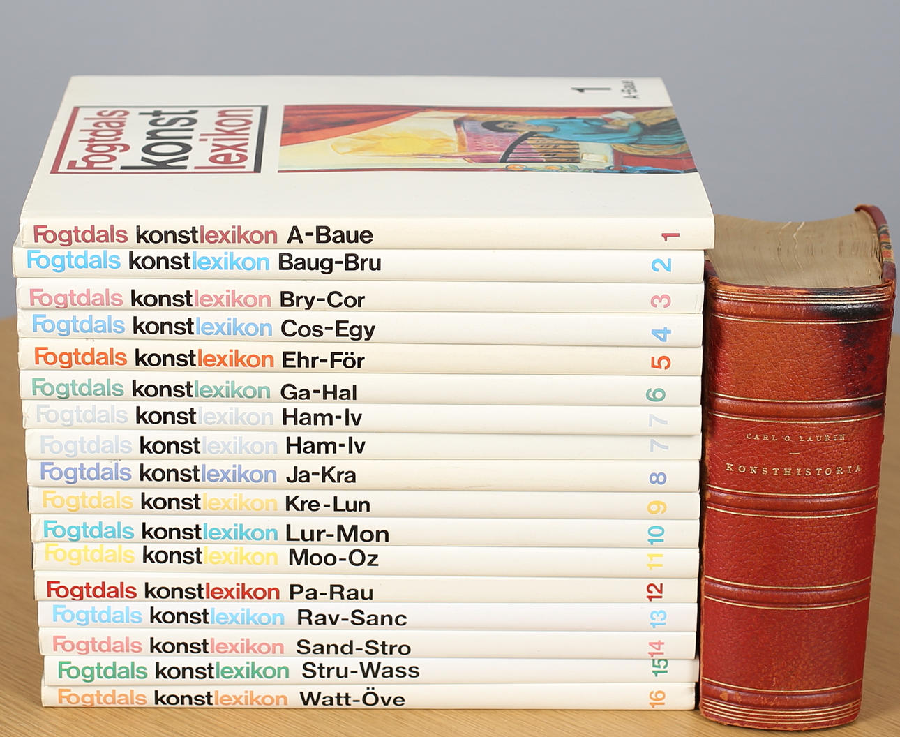 PARTI KONSTBÖCKER (18). Bl a Fogtdals konstlexikon 1-16.