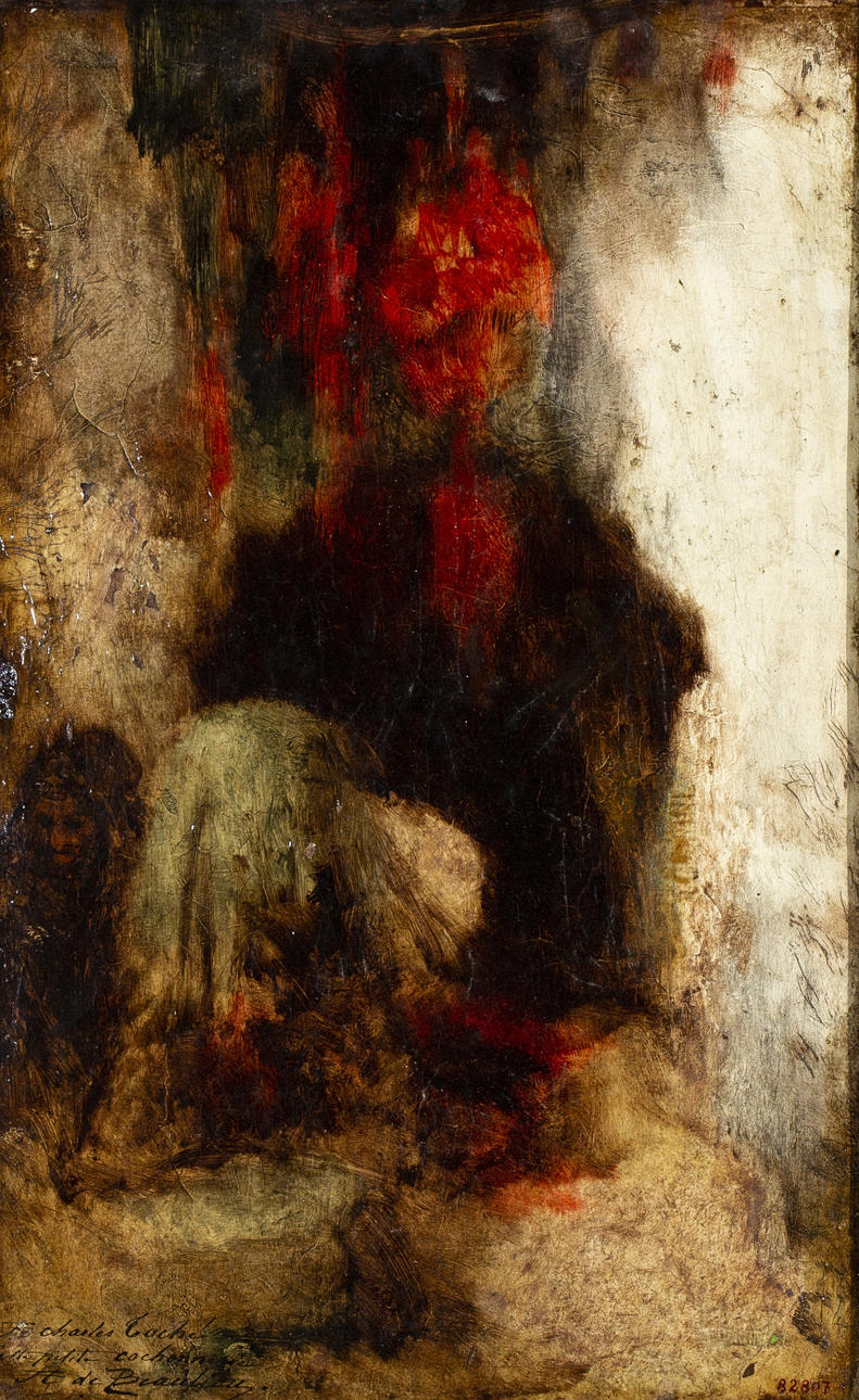 ANATOLE HENRI DE BEAULIEU. Arab interior.