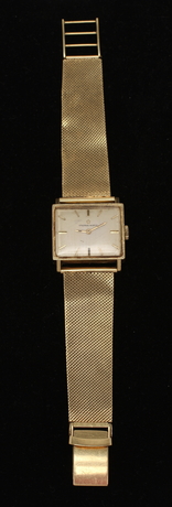 HERRARMBANDSUR, Eterna Matic, boett samt armband i 18k guld, 1900-tal.
