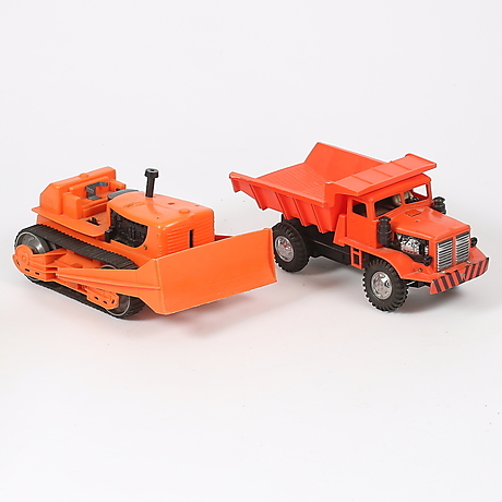 TRUCK and BULLDERS, plastic, metal, Max Toy and Line Mar Toys, Japan ...