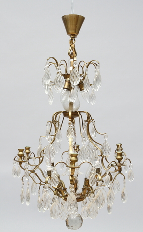 LJUSKRONA. rokokostil, tidigt 1900-tal.