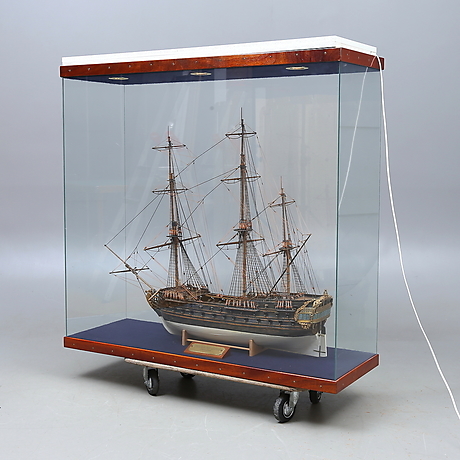 MODEL SHIP, complete model of Norske Løve, 1900s. Art - Sculptures ...