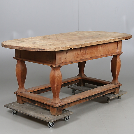 TABLE, pine, commoner, baroque, 18th century. Furniture - Tables ...