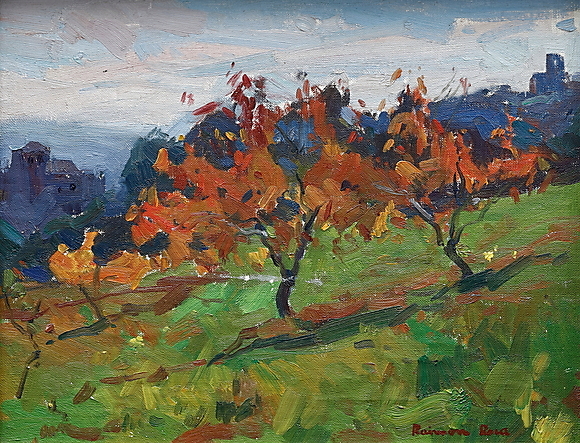 RAIMON ROCA RICART. Landskap. Konst - Måleri - Auctionet