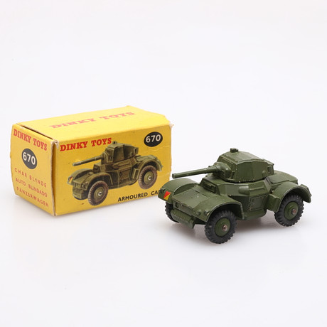 Dinky Toys 670 Armoured Car avec Boite d'Origine