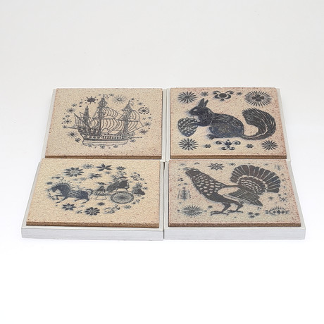 1972 PORSGRUND NORWAY K.Galaaen 陶板