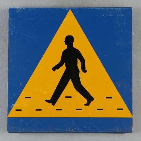 SIGN, sheet metal, 