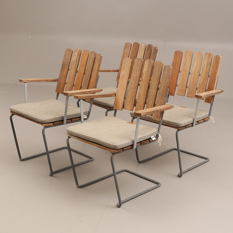 Trädgårdsmöbler Auctionet TRÄDGÅRDSMÖBEL, 5 delar, Grythyttan Original, 19002000 tal