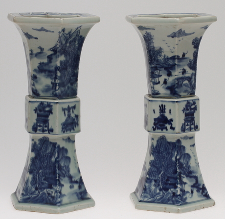 VASER 2 st, porslin, Kina.