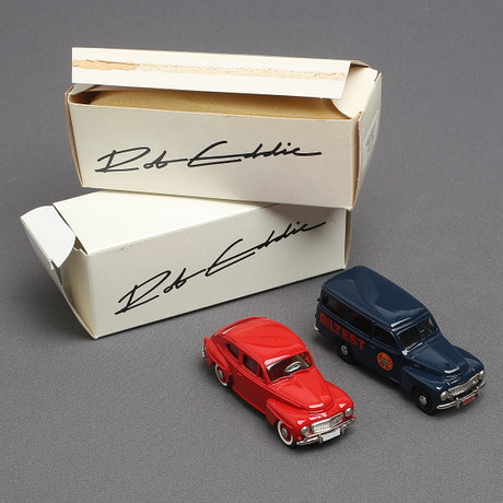 Miniature Brooklin 1/43 – Volvo PV445 1953 – Rouge – Modèle RE07 (sans Boîte)