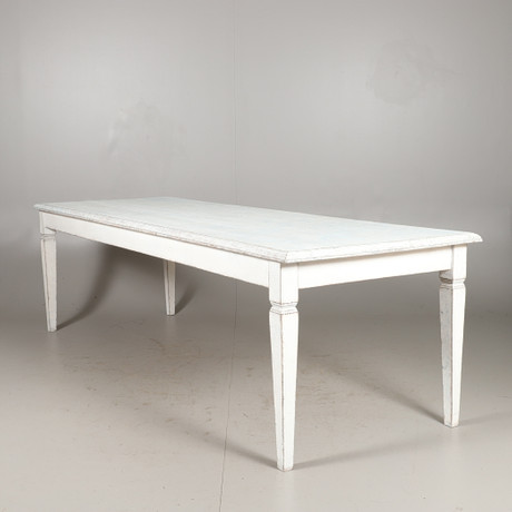 Dining Table White Glazed French Colonial Style Contemporary Furniture Tables Auctionet