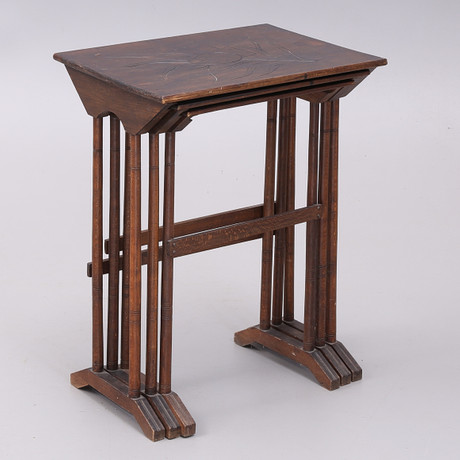SATSBORD, 3 delar, 1900 tal. Möbler Bord Auctionet SATSBORD, tre delar, 1900 tal. Möbler Bord Auctionet