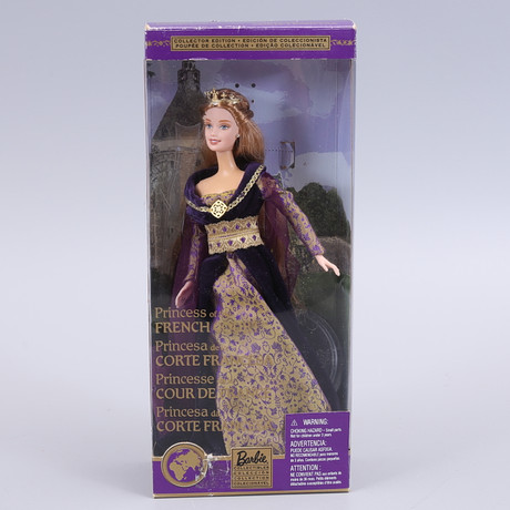 MATTEL., MUÑECA BARBIE MODELO PRINCESS OF THE FRENCH COURT DE LA Coleccion Dolls Of Th