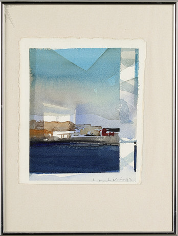 LARS LERIN. Motif from Lofoten. Art - Paintings - Auctionet