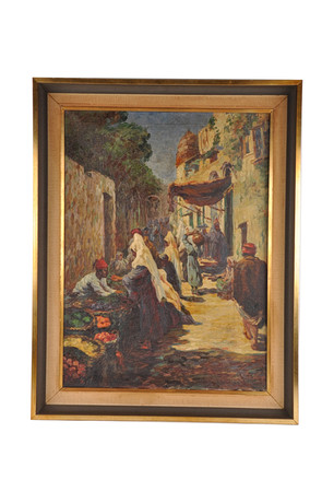 Orientalisches Olgemalde Kunst Gemalde Gemalde Auctionet