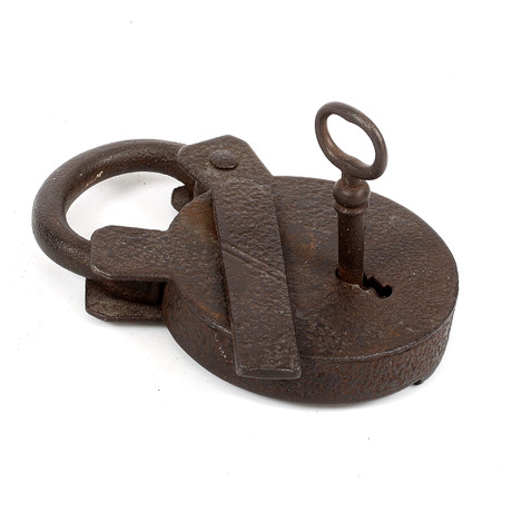 LOCK, forged, 17/19th century. Silver & Metals - Other metals - Auctionet