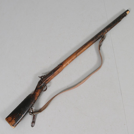 LODBÖSSA, Norrbotten, octagonal barrel stamped JES. 19th century ...