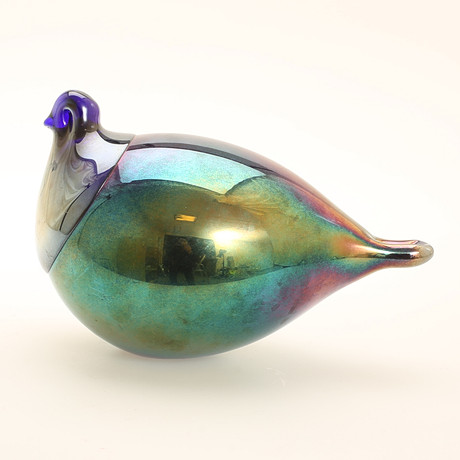 フィンランドヴィンテージ Espoon Taidelasi Oy製　ガラスの鳥 フィンランドヴィンテージ Espoon Taidelasi Oy製 ガラスの鳥