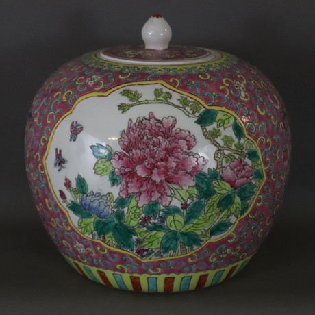 —GINGER POT, Kina, Rose familj, porslin. Keramik & Porslin - Europeiskt ...