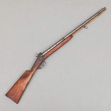 Reciprocating RIFLE, double barrel, 1800 ceiling. Weapons & Militaria ...