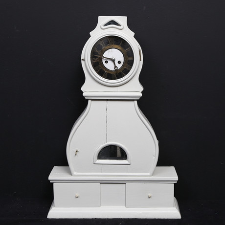 TABLE CLOCK in the form of a floor clock, Rococo style, late 19th ...