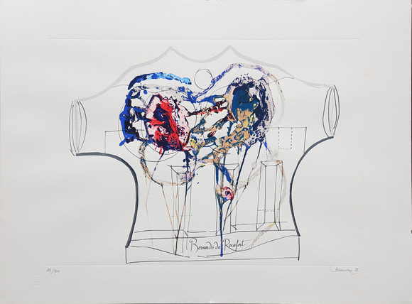 MIGUEL BERROCAL. ”Bernard de Rocafort”. Konst - Grafik - Auctionet