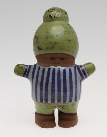 FIGURIN, stengods, Kalle, Lisa Larson, Gustavsberg.
