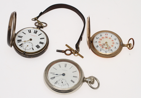 FICKUR 3 st, bland annat Waltham och Omega.