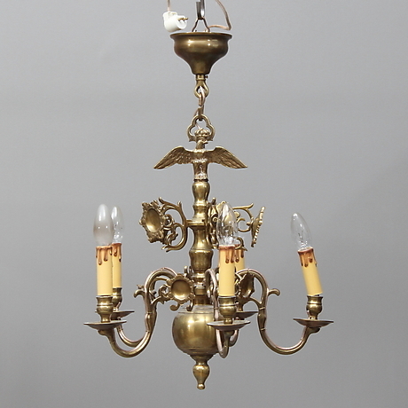 LJUSKRONA, 5 st ljusarmar, barockstil, 1900-tal. Belysning & Lampor ...