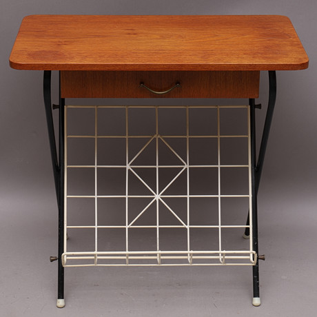 BORD med låda, teak, string-modell, 1900-talets mitt. Möbler - Bord ...