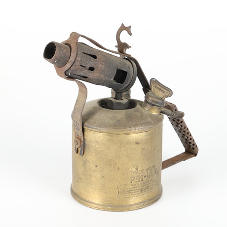 Vintage Primus No 633 B.a.hjort & Co. Sweden Brass Kerosene Blow Lamp