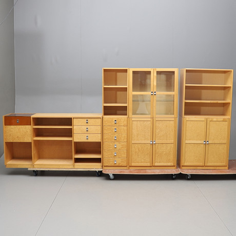 REGALSYSTEM, 7teilig, wohl "Flexi", Bror Boije, Horreds Möbler, zweite