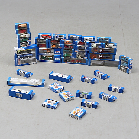 MODEL CARS ROCO, about 50 parts in original boxes. Toys - Auctionet