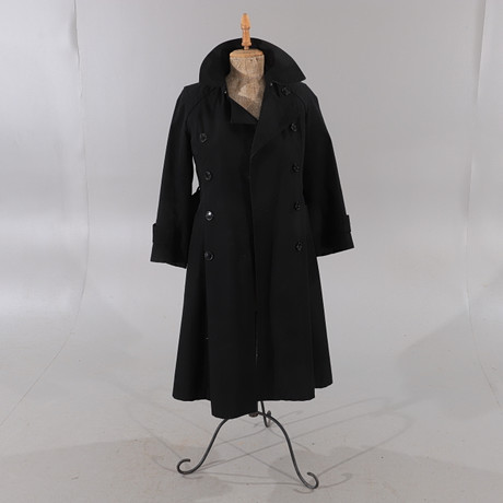 Trench Coat Court Fourré Vintage Années 70/80 – Marron – Taille L – En Diolen – Très Bon état