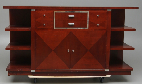 MATSALSSKÄNK, ädelträ, 19002000-tal.