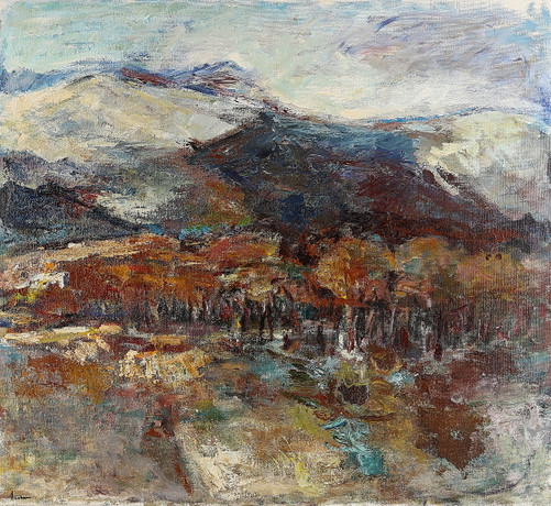 GEORG HEDENBERG. Landskap, olja på duk, signerad. Konst - Måleri ...