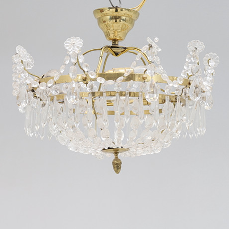 LJUSKRONA, plafondmodell, empire-stil, 1900-tal. Belysning & Lampor ...