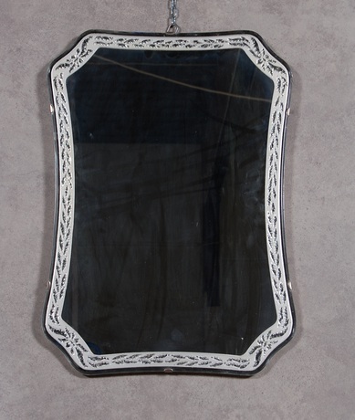 SPEGEL, med glasram, 1900-tal.