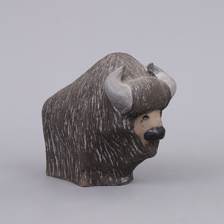 Upsala Ekeby Goran Andersson Bison 置物 Bison by Göran Andersson for Upsala-Ekeby - Sold - Wigerdals