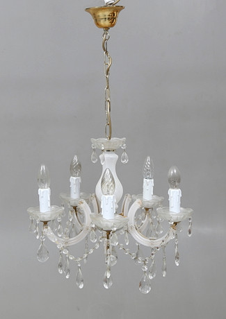 TAKKRONA, Maria Theresia-stil, 1900-tal, höjd exklusive kedja ca. 35 cm ...