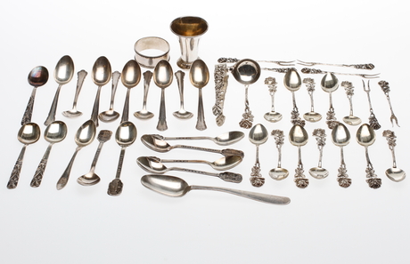 PARTI SILVER, skedar mm, vikt 482 gram.