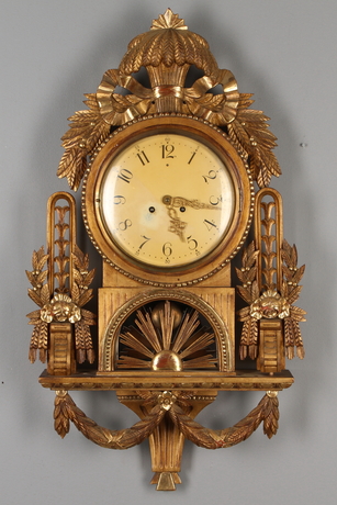 VÄGGPENDYL, gustaviansk stil, 1900-tal.