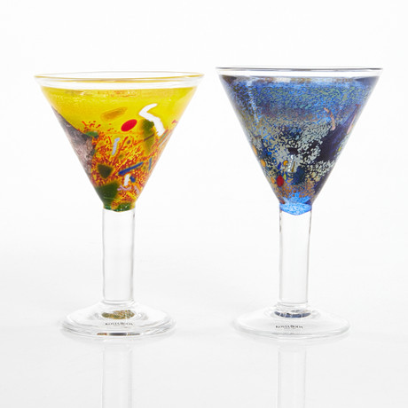 bertil-vallien-pokaler-cocktailglas-2-st-satellite-kosta-boda