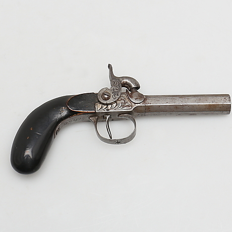 STOCK LOCK GUN. Single-piped. ELG. Belgium. Steel with wooden piston ...