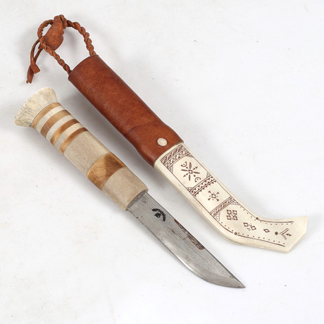 PER HENRIK SIMMAS. Knife, Sami work, signed. Weapons & Militaria ...