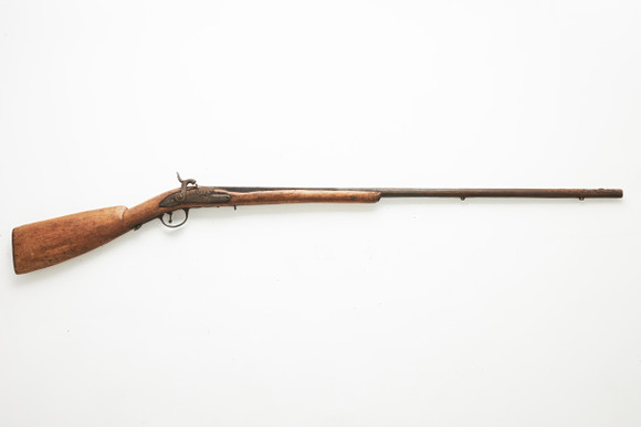 BLOCK GUN, Swedish, commoner, changed from flint lock, 19th century ...