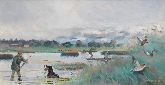 LINDORM LILJEFORS. BIRD HUNTING. Art - Paintings - Auctionet